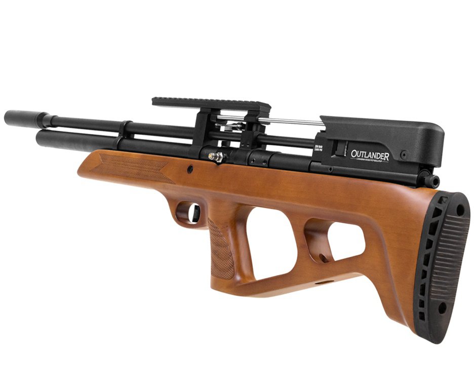 Carabina de Pressão Rossi Outlander Bullpup VR PCP Madeira 6,35mm