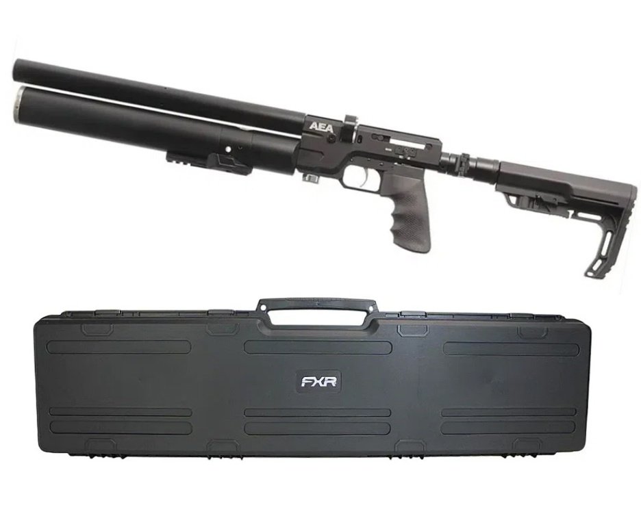 Carabina de Pressão PCP SF Sniper Semi Auto 6,35mm - AEA Airguns + Case FXR