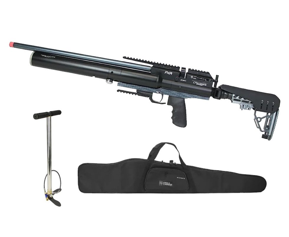 Carabina de Pressão PCP AEA Challenger Pro 6.35mm - FXR Arms + Bomba + Capa