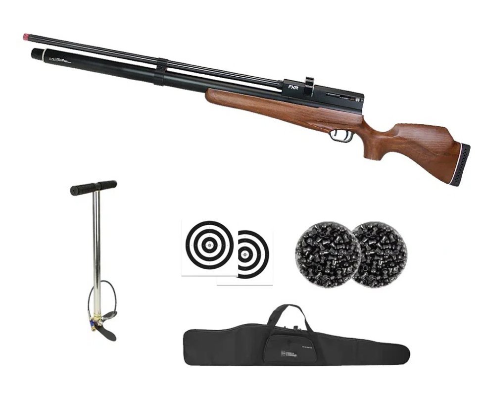 Carabina de Pressão PCP AEA Challenger Nova Big Bore 12,7mm (.50) - FXR + Bomba + Capa + Chumbos + Alvos