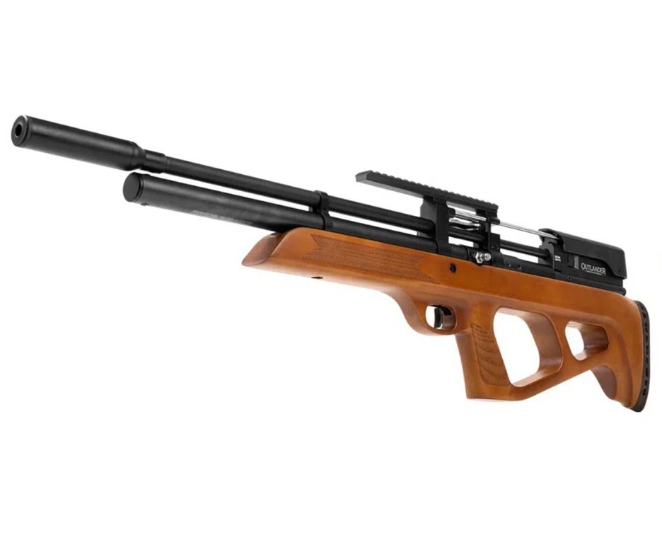 Carabina de Pressão PCP Rossi Outlander Bullpup VR Madeira 5,5mm .22 - Rossi + Bomba + Capa