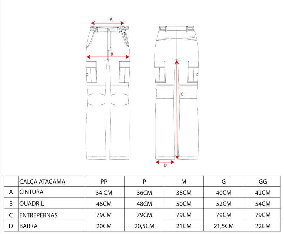Calça Bermuda Feminina Kailash Atakama Cinza