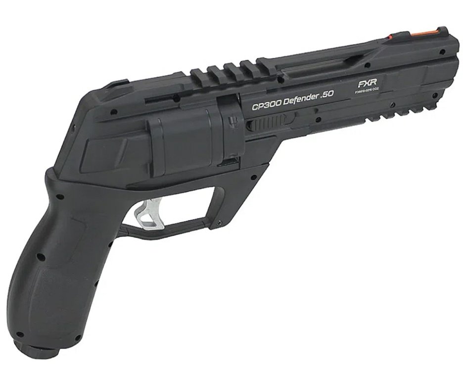 Revólver de Pressão HDR CO2 CP300 Defender .50 - Artemis + Case FXR + Co2 + BBS + Alvos