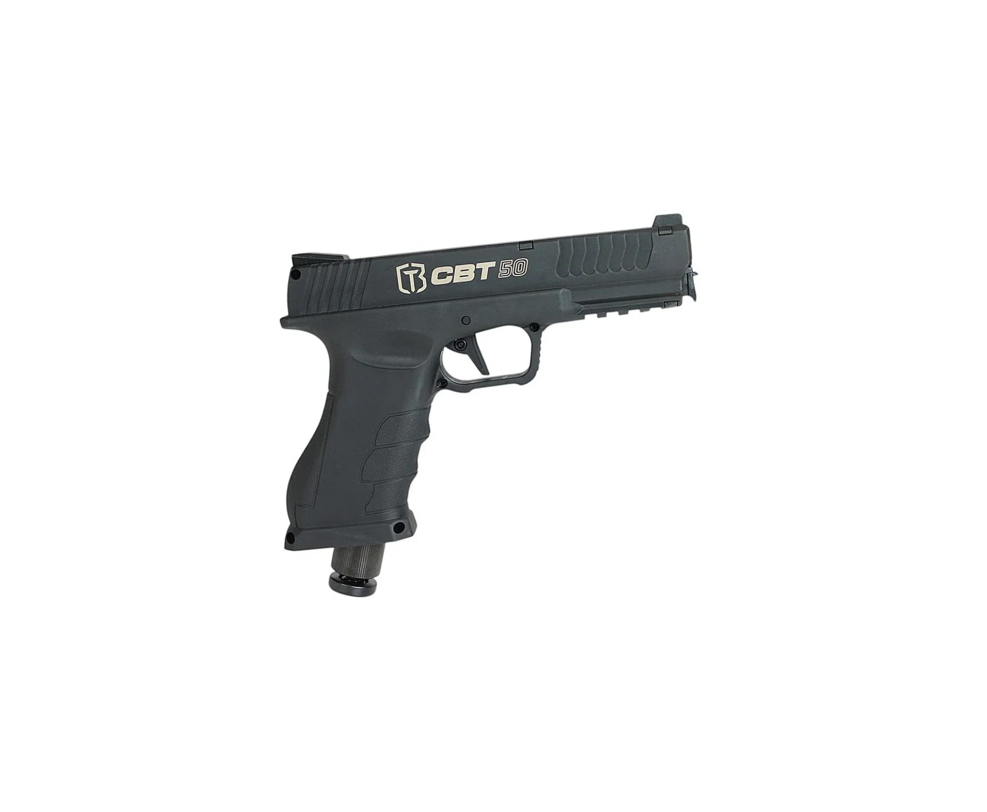 Pistola Home Defense CO2 CBT-50 Cal .50 HDP LDL - Combat + Case FXR + Co2 + BBS + Alvos