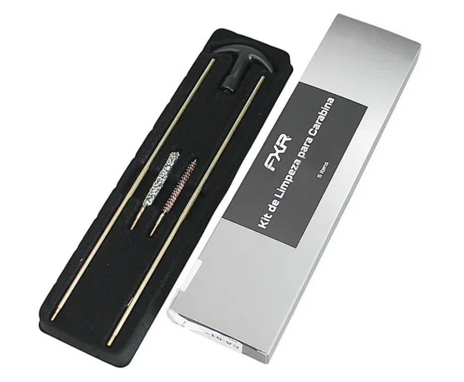 Carabina de Pressão PCP JTS Shawlawk 6.35mm - FXR + Bomba + Capa + Luneta 3-9x40 + Chumbos + Alvos + Kit de Limpeza + Desengripante / Anticorrosivo