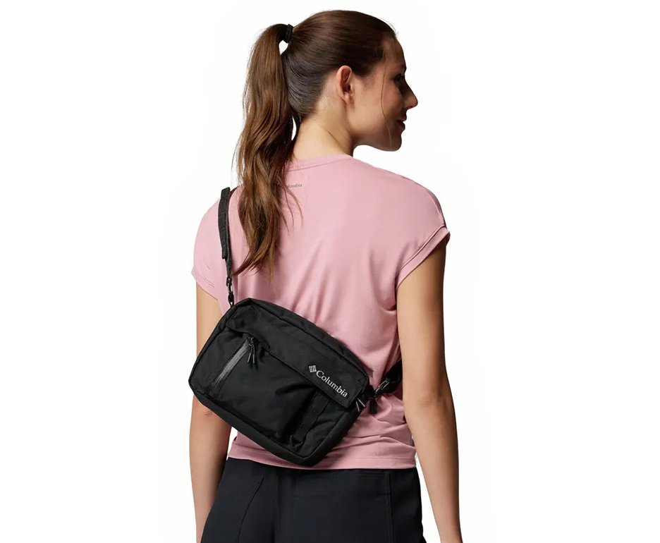 Bolsa Columbia Tiracolo Street Transit Side Bag Black