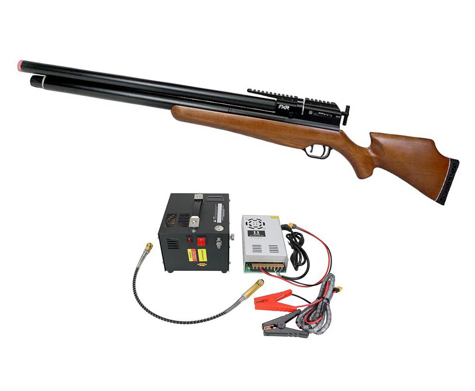 Carabina de Pressão PCP AEA Challenger Nova 7.62mm - FXR + Compressor Portátil Trivolt Compact