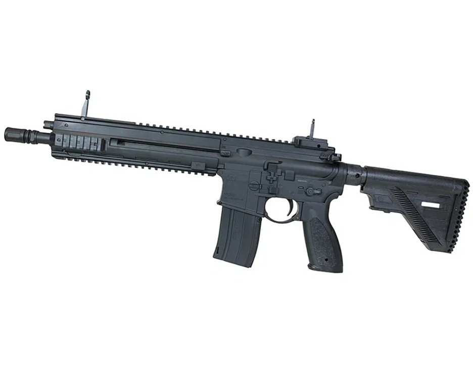 Rifle de Pressão CO2 Heckler & Koch HK416 A5 4.5mm Blowback semi auto - Umarex + Co2 + BBS + Alvos + Red Dot + Capa + Óleo + Desengripante / Anticorrosivo + Kamuff