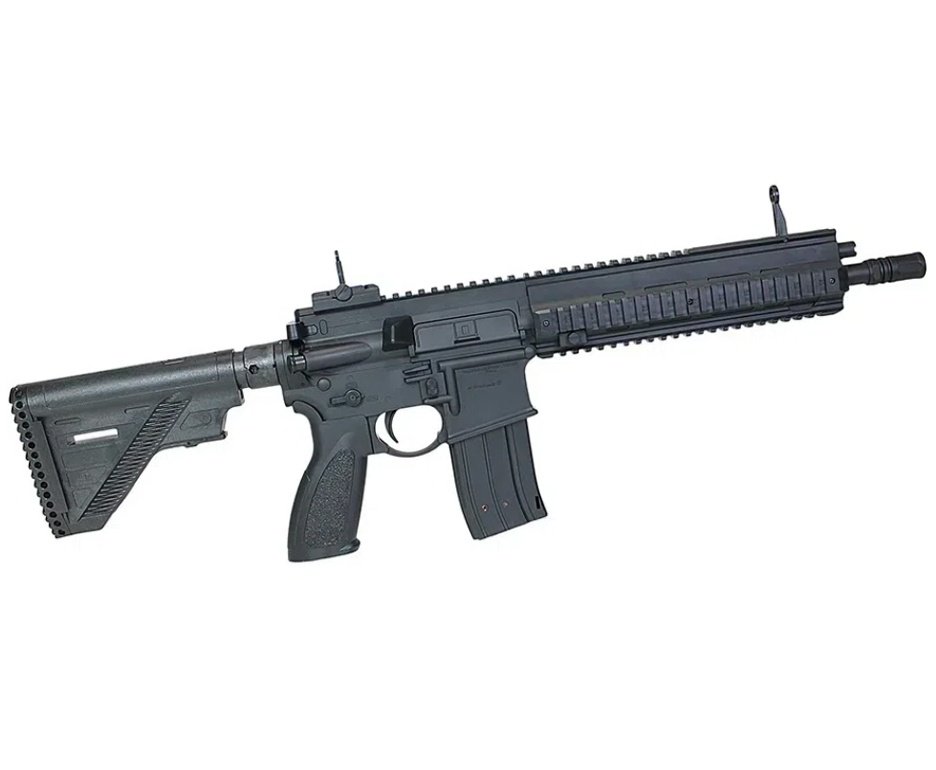 Rifle de Pressão CO2 Heckler & Koch HK416 A5 4.5mm Blowback semi auto - Umarex + Co2 + BBS + Alvos + Red Dot + Capa + Óleo + Desengripante / Anticorrosivo + Kamuff