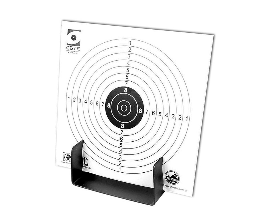 Suporte Alvo Papel 14x14 -17x17cm Rossi