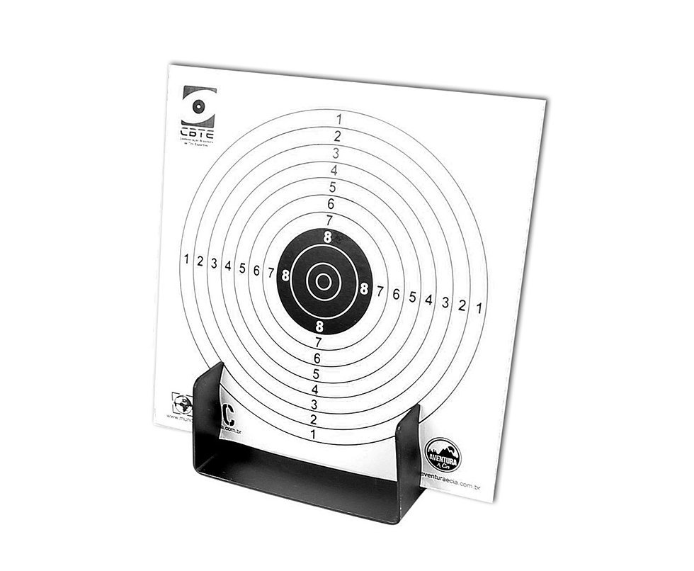 Suporte Alvo Papel 14x14 -17x17cm Rossi