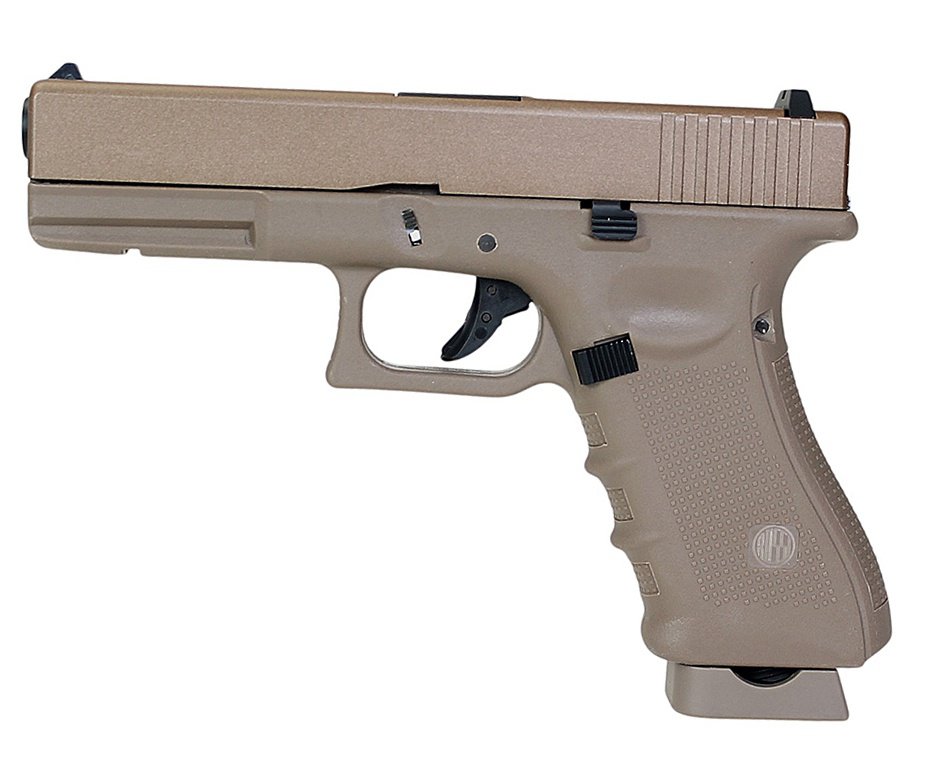 Pistola de Pressão Rossi G17 Tan CO2 4,5mm
