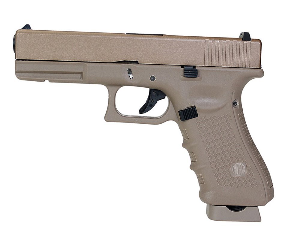 Pistola de Pressão Rossi G17 Tan CO2 4,5mm