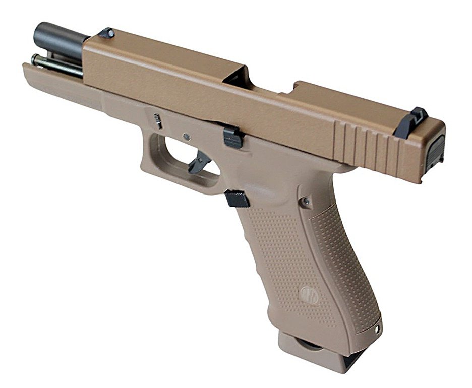 Pistola de Pressão Rossi G17 Tan CO2 4,5mm