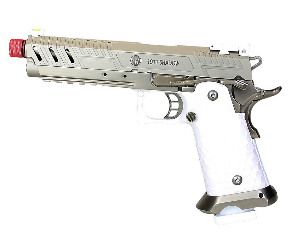 Pistola de Airsoft Rossi 1911 Shadow White  GBB 6mm