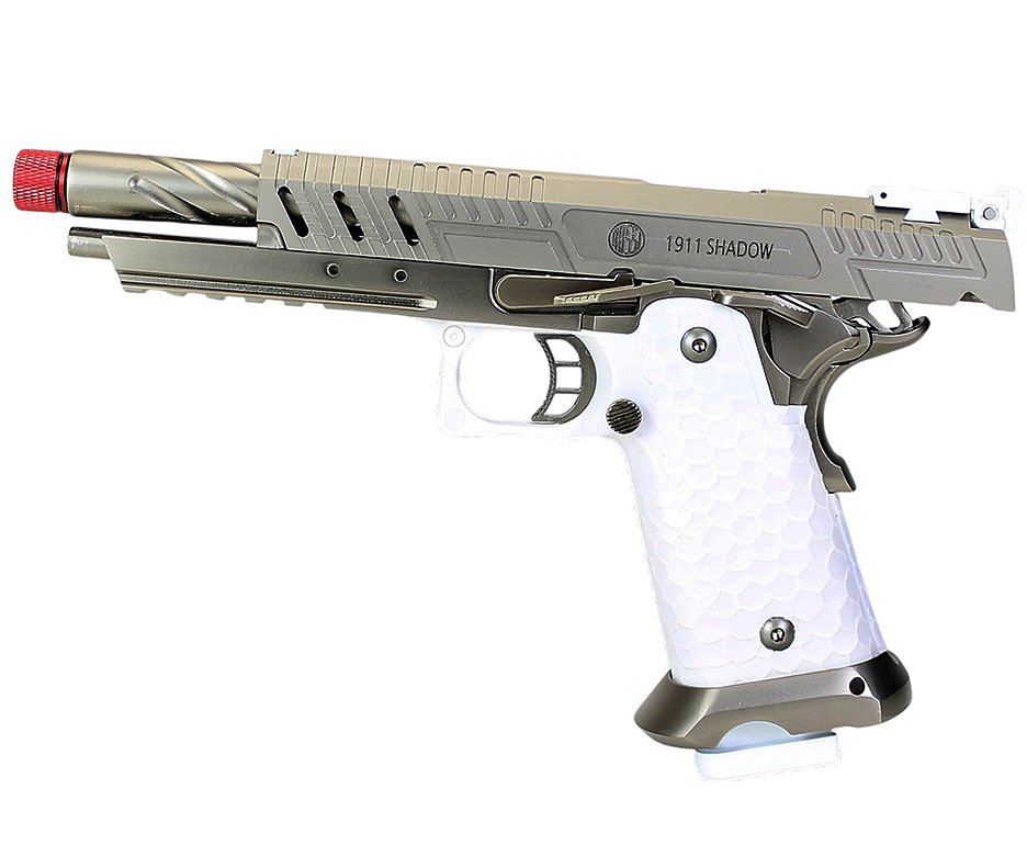 Pistola de Airsoft Rossi 1911 Shadow White  GBB 6mm
