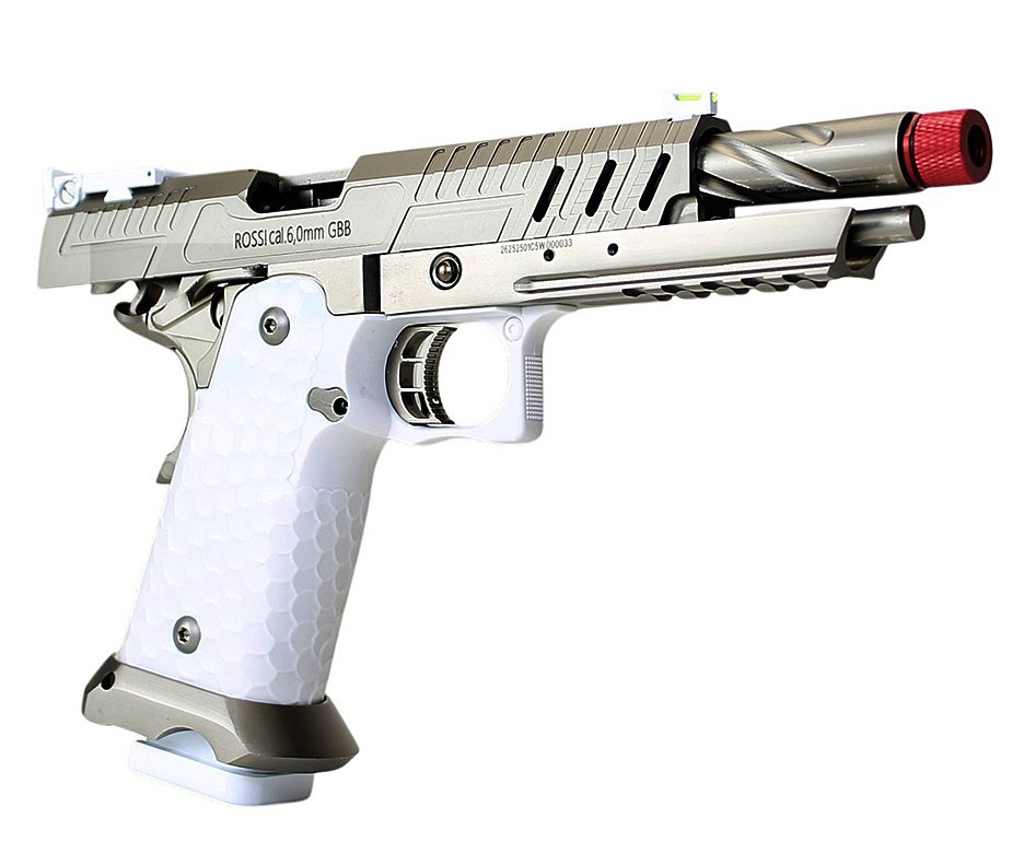 Pistola de Airsoft Rossi 1911 Shadow White  GBB 6mm