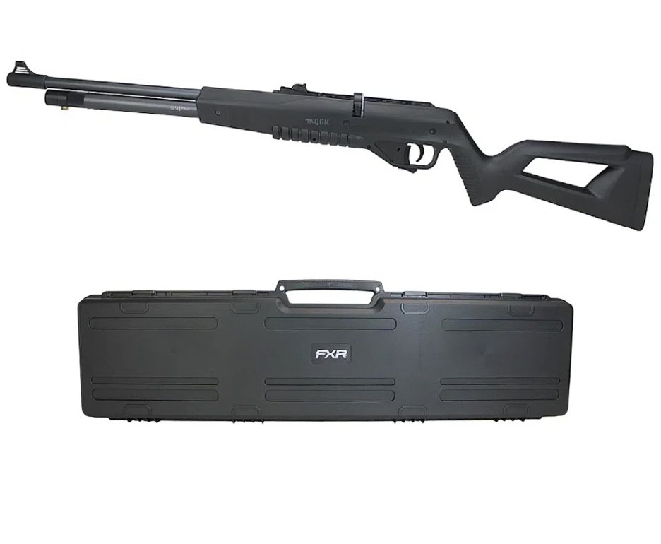 Carabina de Pressão PCP G850 Black Cal 5,5mm Nova Vista QGK + Case FXR