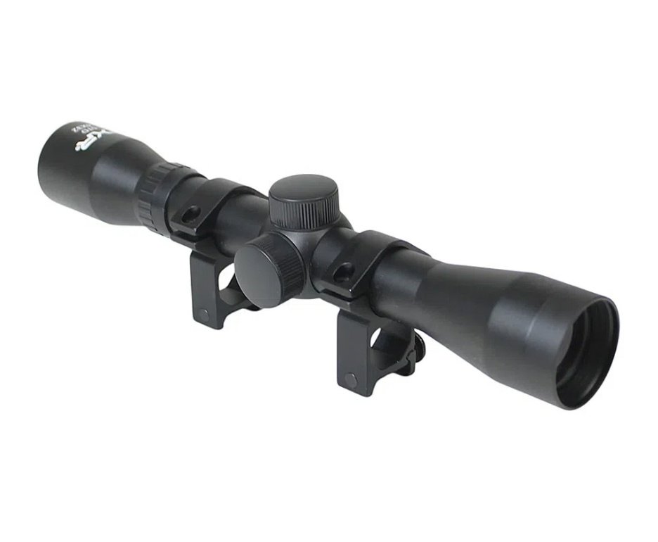 Carabina de Pressão PCP G850T 5.5mm Black - QGK + Bomba + Capa + Luneta 4x32 + Chumbo + Alvos