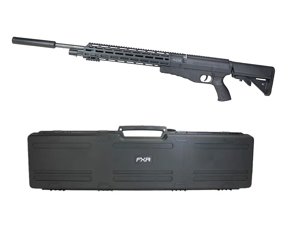 Carabina de Pressão PCP G850T 5.5mm Black - QGK + Case FXR