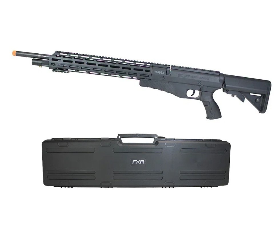 Carabina de Pressão PCP G850T 5.5mm Black - QGK + Case FXR