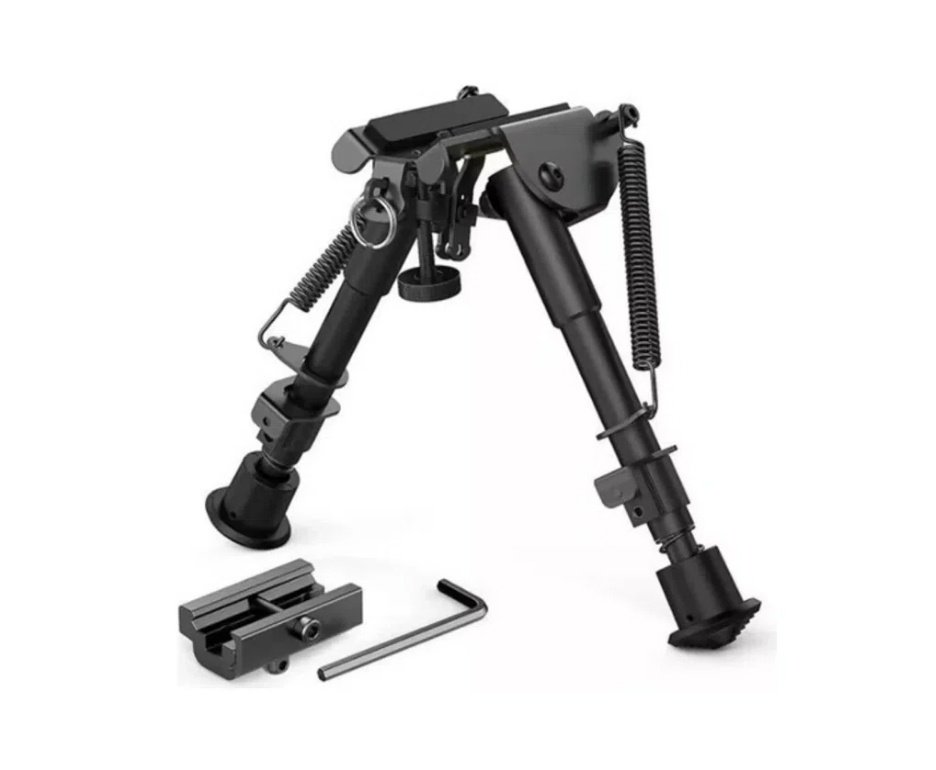 Carabina de Pressão PCP G850T 5.5mm Black - QGK + Luneta 4x32 + Chumbo + Alvos + Bipé Tatico  + Kit de Limpeza
