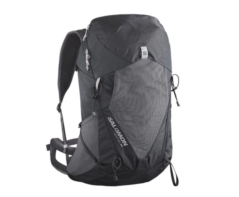 Mochila Salomon Aerotrek 30L Anthracite/Iron/Alloy - Dorso P/M