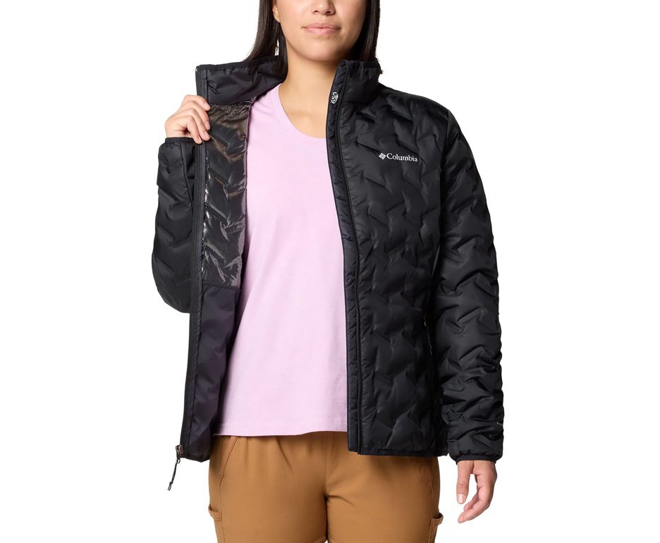 Jaqueta Columbia Feminina Down Delta Ridge™ II - Black - Isolamento em plumas 650 Fill
