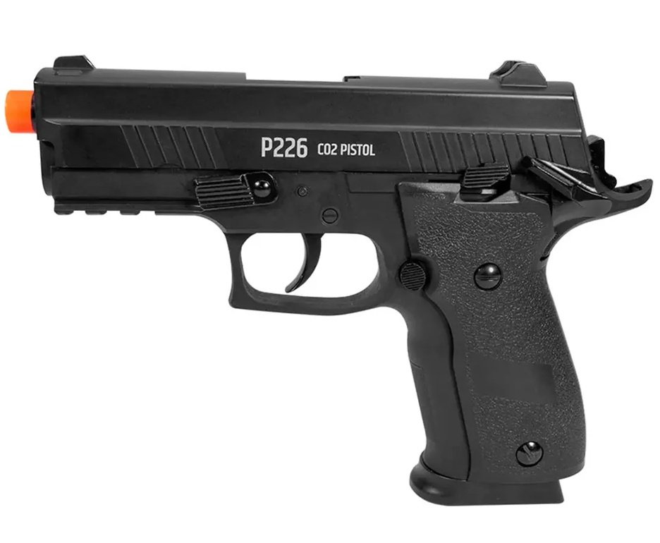 Pistola de Pressão CO2 Sig Sauer P226 X-Five Full Metal GBB Blowback 4,5 Rossi WG Delta