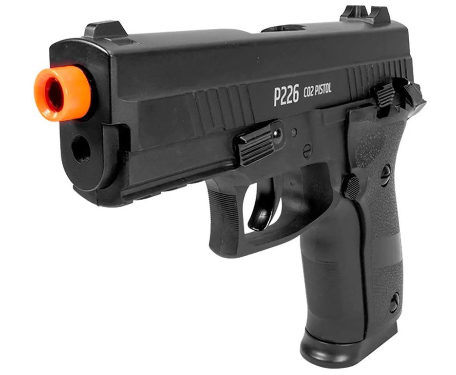 Pistola de Pressão CO2 Sig Sauer P226 X-Five Full Metal GBB Blowback 4,5 Rossi WG Delta