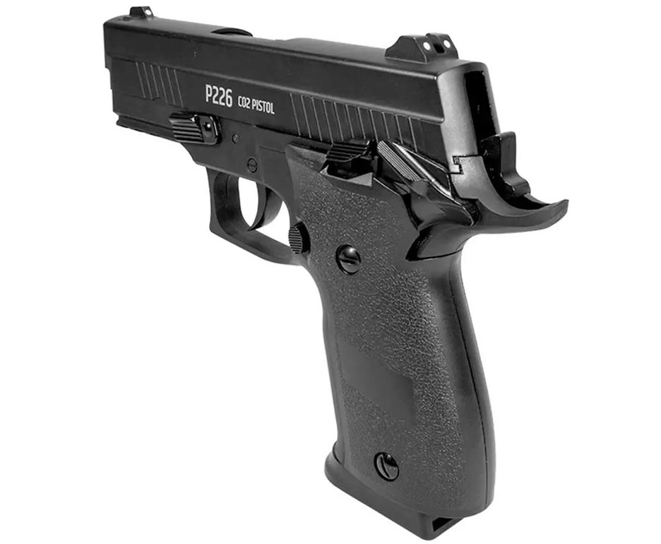 Pistola de Pressão CO2 Sig Sauer P226 X-Five Full Metal GBB Blowback 4,5 Rossi WG Delta