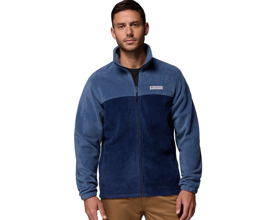 Jaqueta Columbia Masculina Fleece Steens Mountain Full Zip Dark Mountain/ Coll