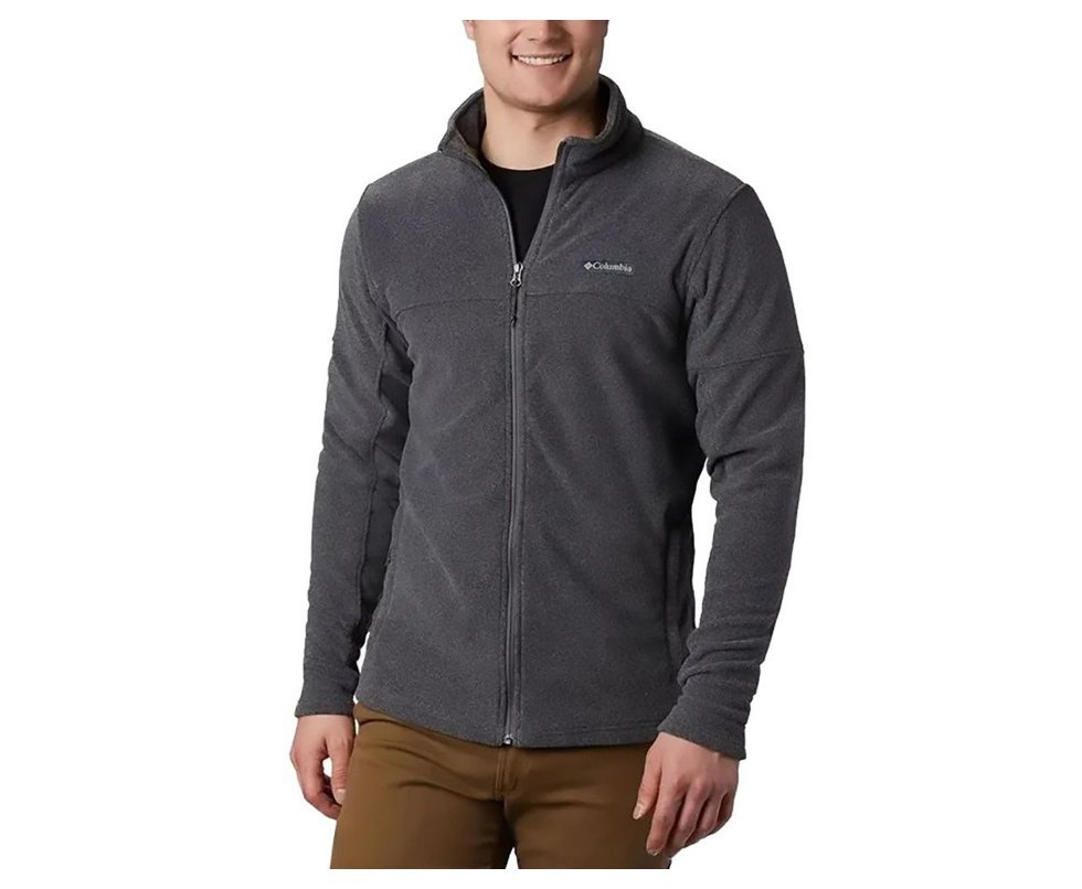 Jaqueta Columbia Masculina Fleece Steens Mountain Full Zip Charcoal Heather