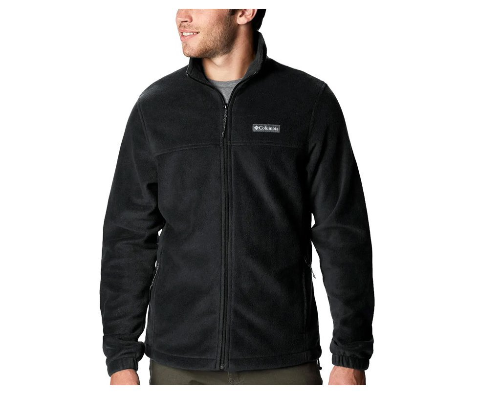 Jaqueta Columbia Masculina Fleece Steens Mountain Full Zip Black