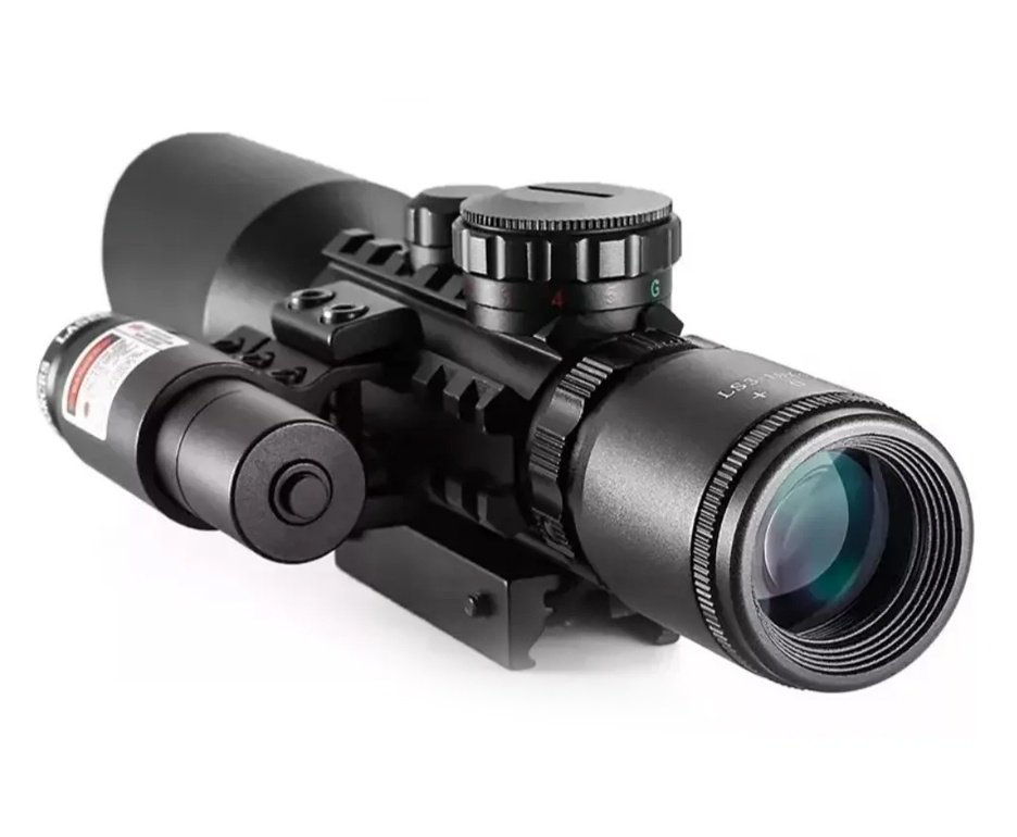 Luneta Rossi 3-10x42EGC Laser Ris Aluminio (Mount 7/8p)