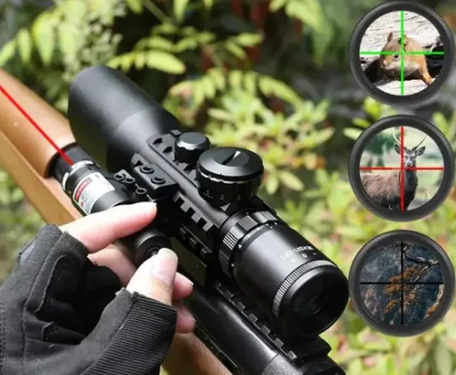 Luneta Rossi 3-10x42EGC Laser Ris Aluminio (Mount 7/8p)