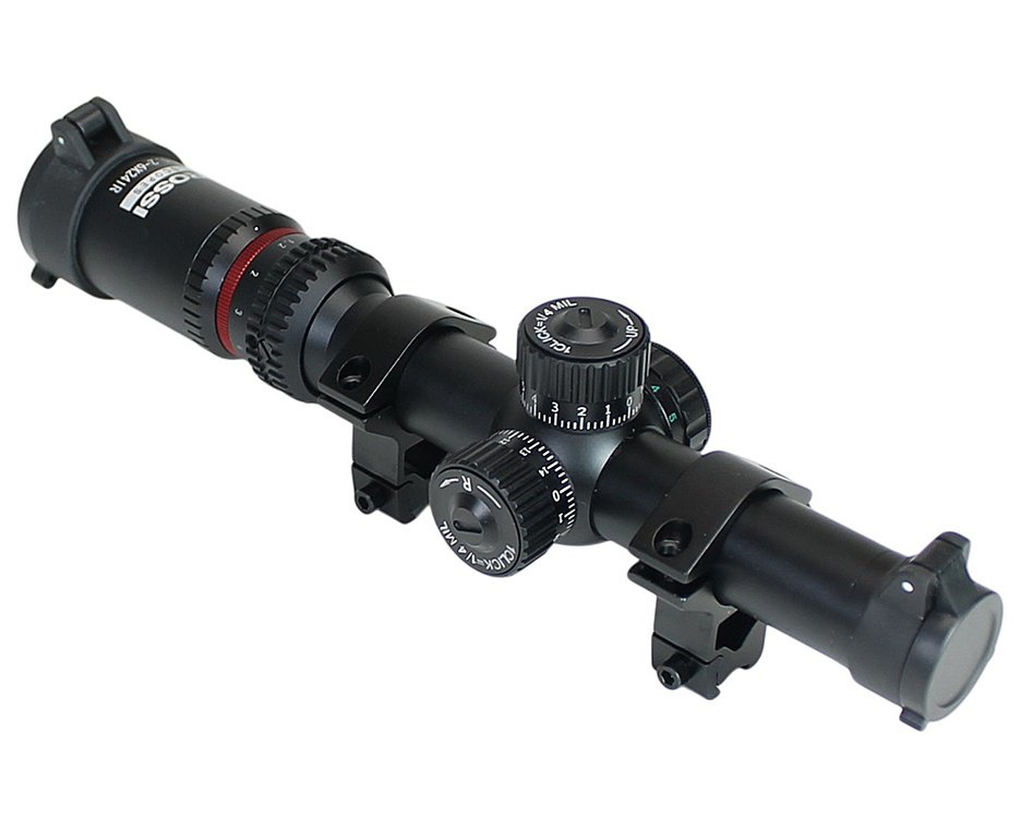 Luneta Rossi 1.2-6x24 LPVO Aluminio (Mount 7/8p)
