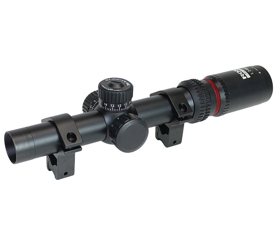 Luneta Rossi 1.2-6x24 LPVO Aluminio (Mount 7/8p)