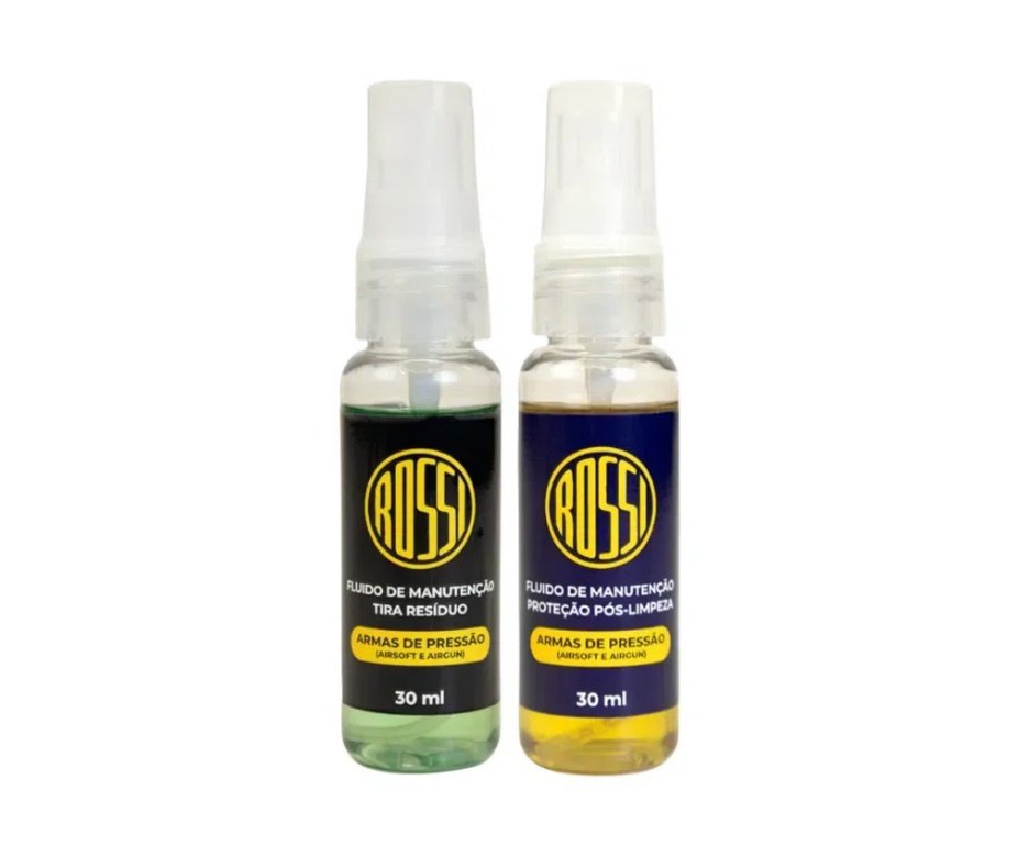 Oleo Lubrificante Desengripante Rossi Shield 300ml - anticorrosão, hidro-repelente + Kit de Limpeza 5,5 + Kit Fluidos de Manutenção