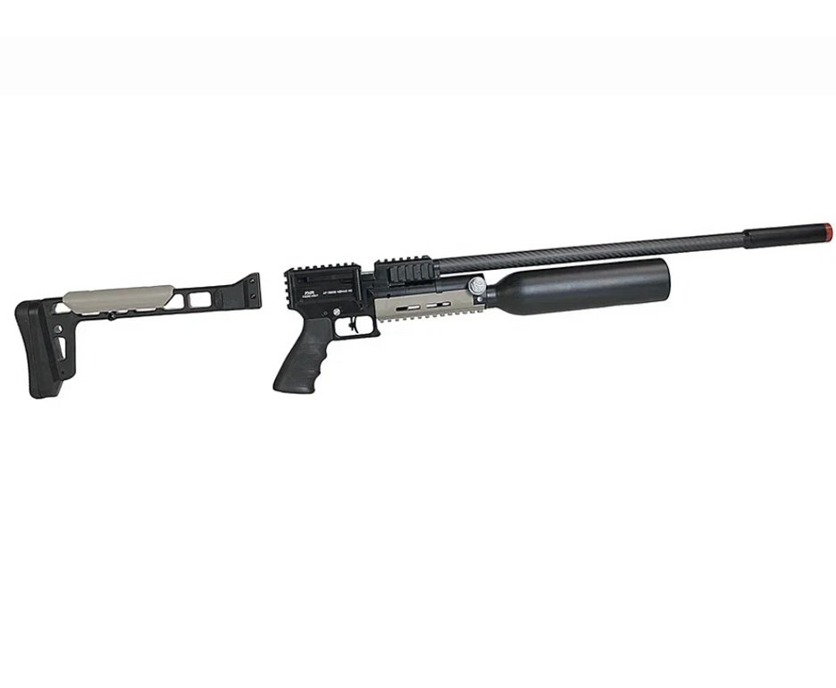 Carabina de Pressão FXR Artemis PCP AP1000B Nomad HC 6,35mm + Luneta 3-9x40 + Bomba + Capa + Chumbo + Alvos + Kit Limpeza + Desengripante / Anticorrosivo
