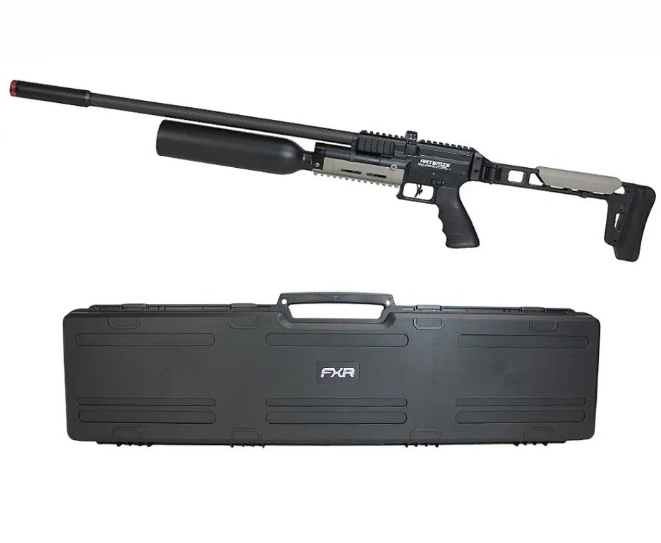 Carabina de Pressão FXR Artemis PCP AP1000B Nomad HC 6,35mm + Case FXR