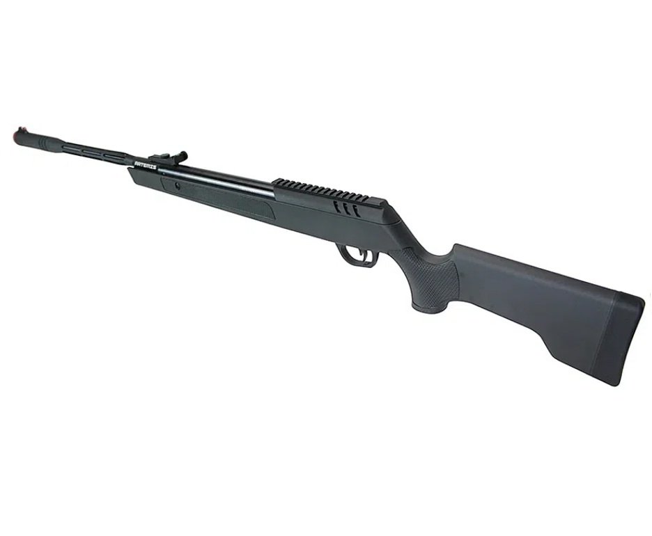 Carabina de Pressão Artemis Dark Eagle Nitro Piston GR 80kg Black 5.5mm - FXR + Capa + Red Dot 1x30 + Chumbo + Alvos + Kit de Limpeza + Desengripante / Anticorrosivo