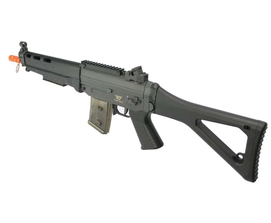 Rifle De Airsoft Sig-552 081-i Aeg Cal 6mm Jing Gong + Bateria + Carregador