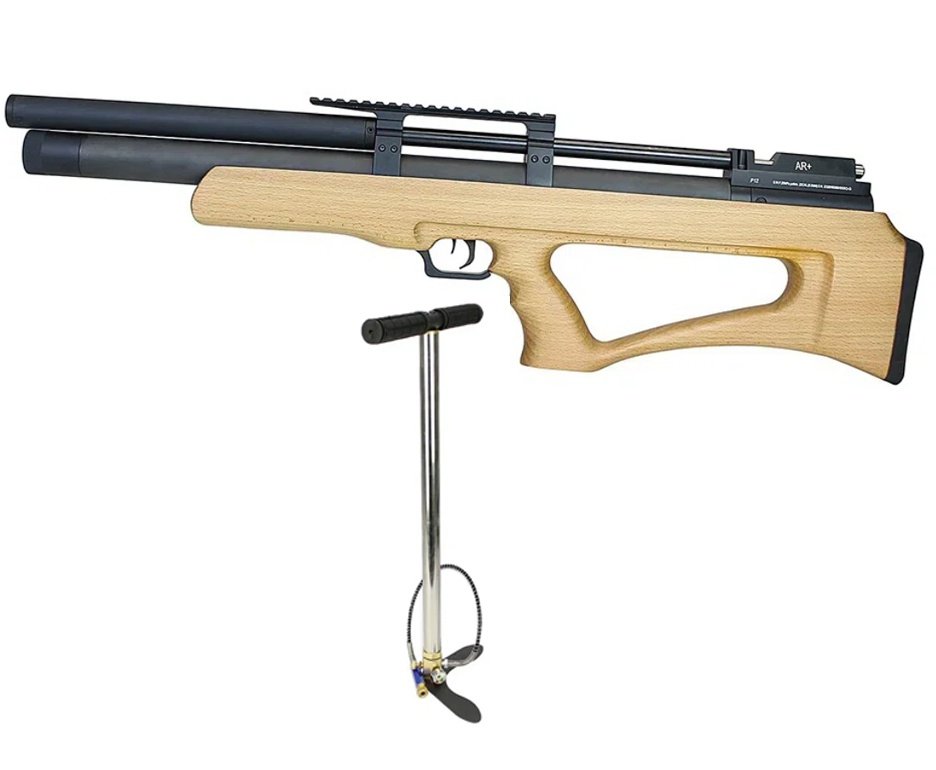 Carabina de Pressão PCP P12 Bullpup 5,5mm mono tiro- Gold Cup SPA Airguns + Bomba