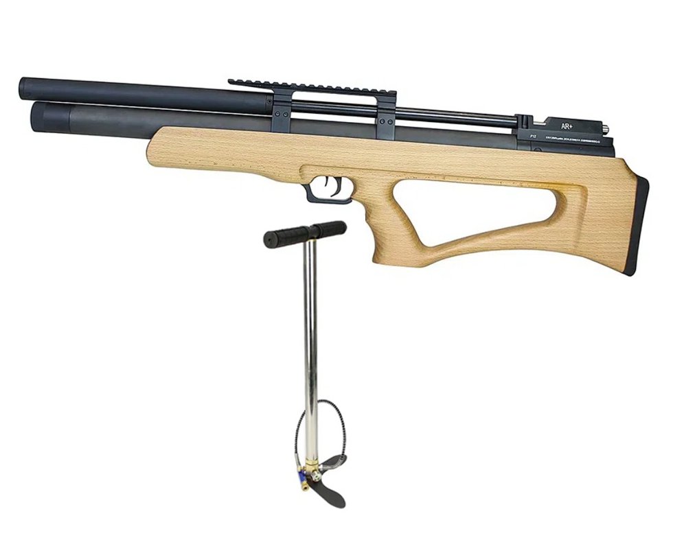 Carabina de Pressão PCP P12 Bullpup 5,5mm mono tiro- Gold Cup SPA Airguns + Bomba