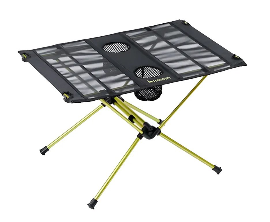 Mesa Hawapi 39x59 Com Porta Copos ALUMINIO - Verde Limão/Preto