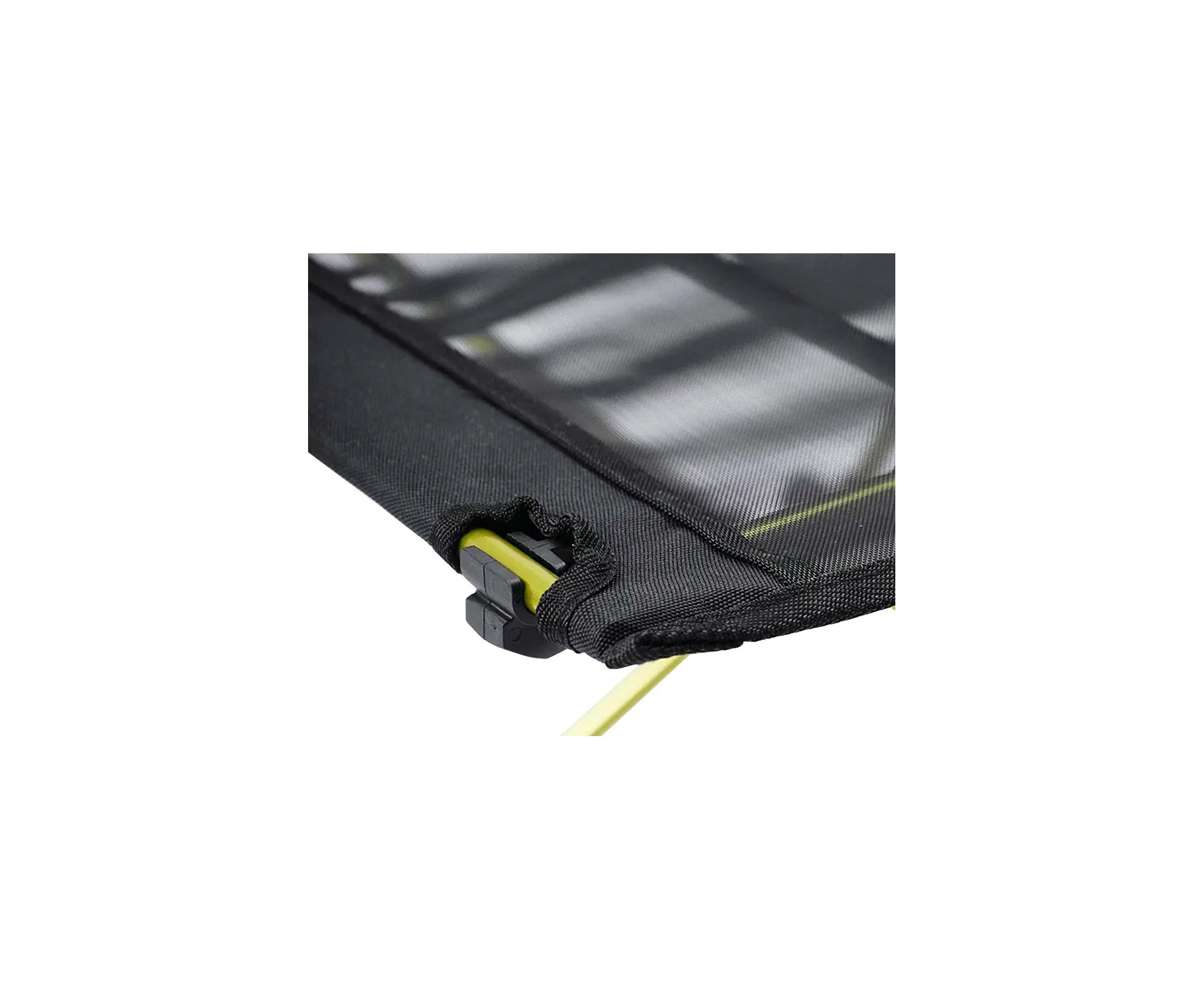 Mesa Hawapi 39x59 Com Porta Copos ALUMINIO - Verde Limão/Preto