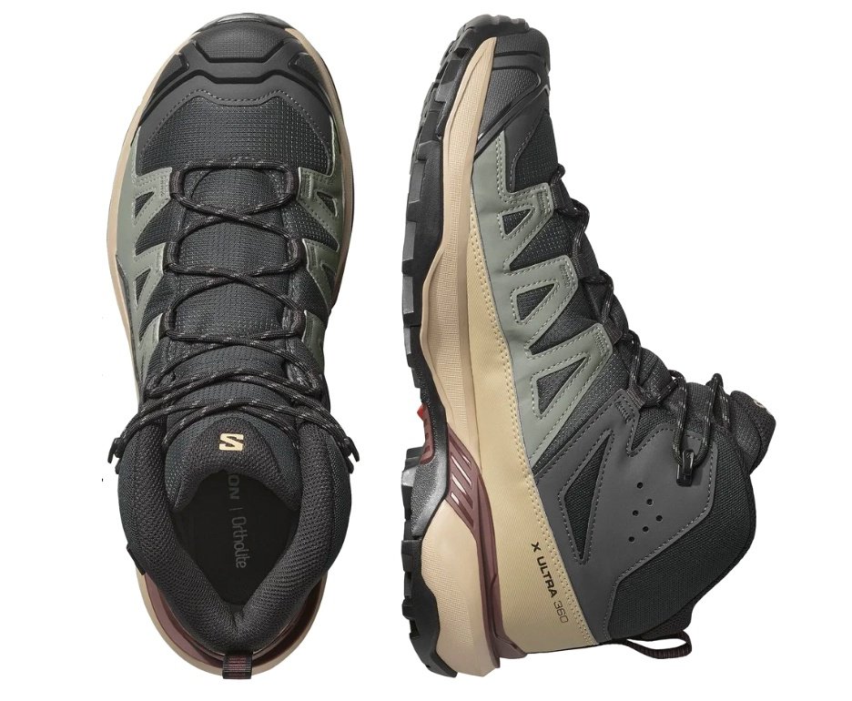 Bota Salomon X Ultra 360 MID GTX Masculina - Phantm/ Dsrtan