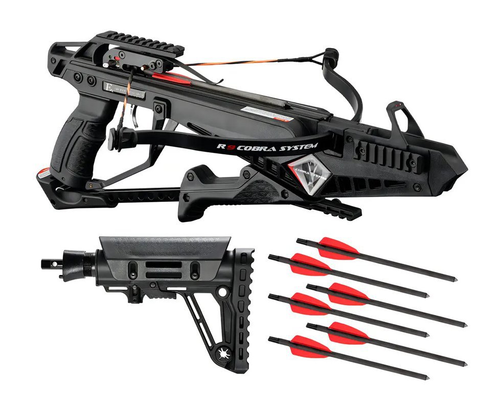 Besta / Balestra Ek Archery Recurva R9 Cobra System Crossbow - Black