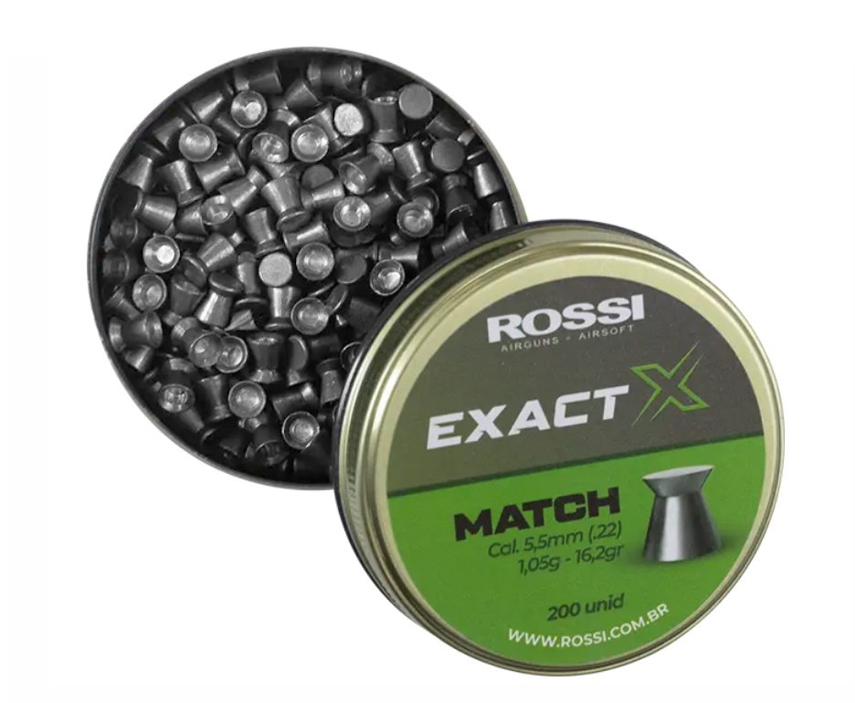 Chumbinho Rossi Exact X Match 5,5mm (200un)